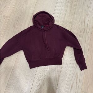 Beyond Yoga LuxeFleece Hoodie- Dark Cherry
